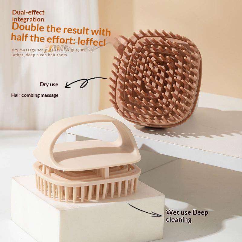 Scalp Massage Shampoo Brush 1P - Hair Care Dandruff review and price