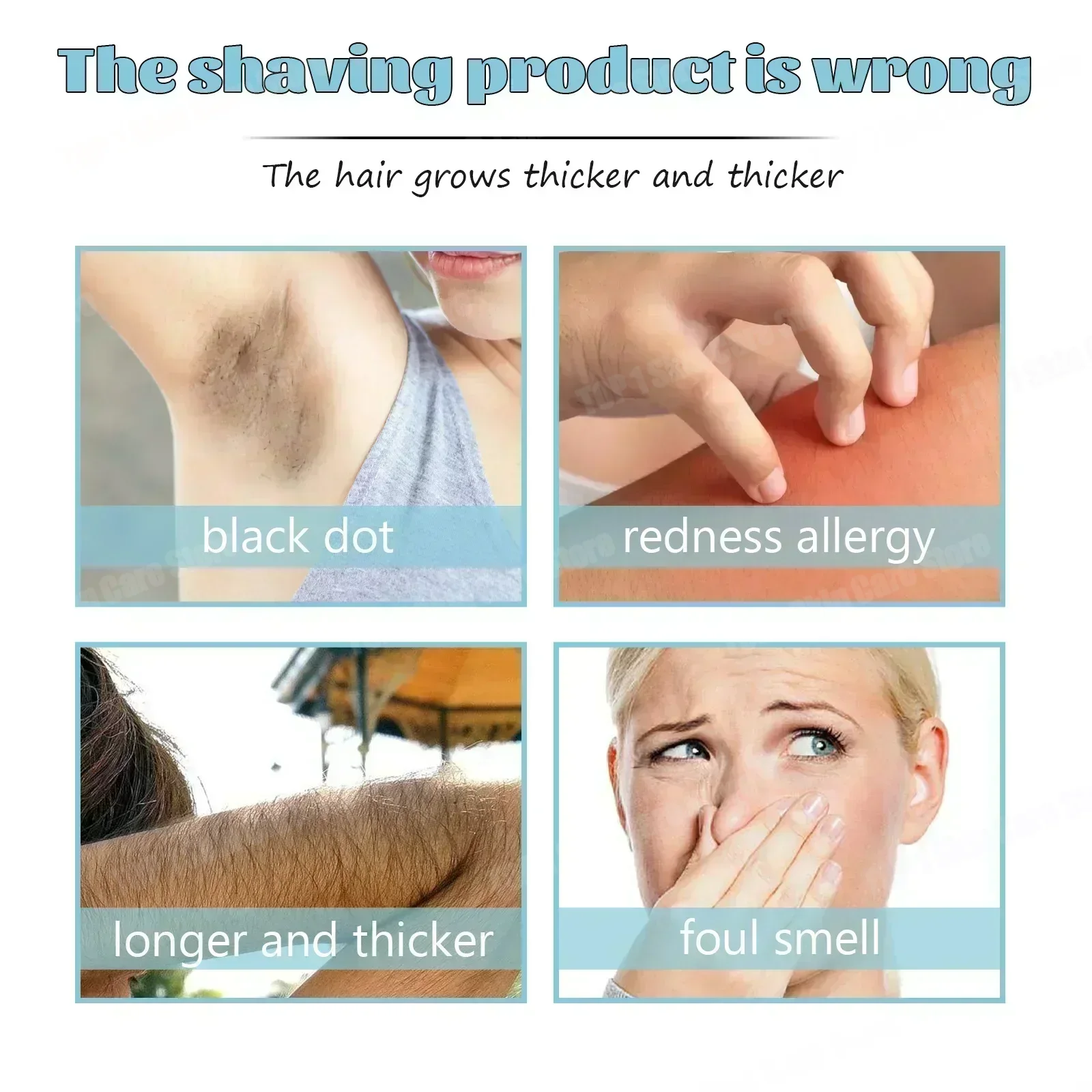 Hair Removal Spray Powerful Ha - Hair Care Korean Products review and price